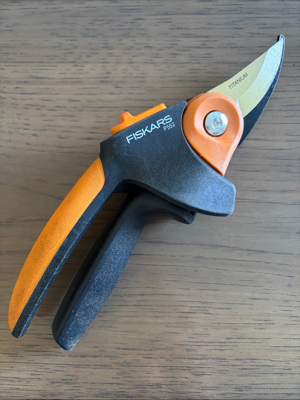 Fiskars Orange and Black Titanium Pruning Shears